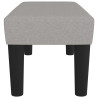 Banco de tela gris claro 70x30x30 cm 4
