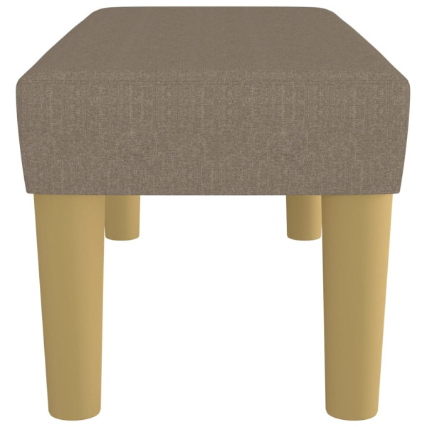 Banco de tela gris taupe 70x30x30 cm M 4