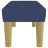 Banco 70x30x30 cm tecido azul 4