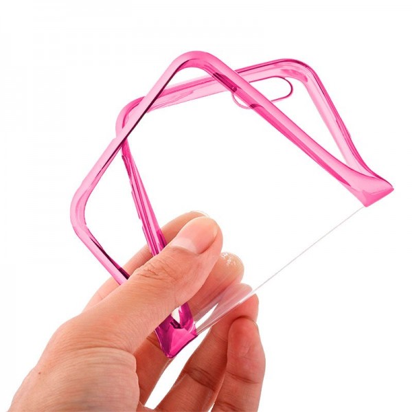 Carcasa COOL para iPhone XS Max Borde Metalizado (Rosa) M 2