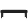 Banco 100x30x30 cm tecido preto 3