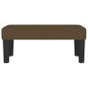 Banco 70x30x30 cm tecido castanho-escuro 3