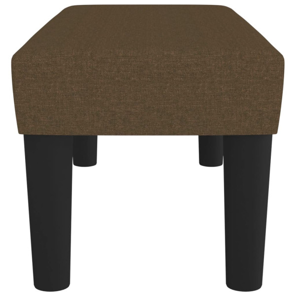 Banco 70x30x30 cm tecido castanho-escuro M 4