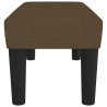 Banco 70x30x30 cm tecido castanho-escuro 4