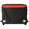 Remolque de carga para bicicleta hierro negro y naranja 45 kg 5