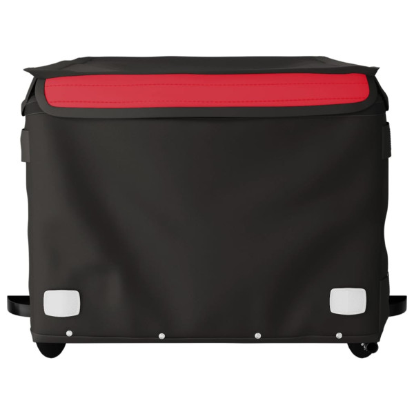 Remolque de carga para bicicleta hierro negro y rojo 45 kg M 5