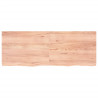 Estante de pared madera roble tratada marrón claro 160x60x4 cm 2
