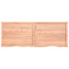 Estante de pared madera roble tratada marrón claro 160x60x4 cm 3
