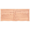 Estante de pared madera roble tratada marrón claro 120x50x6 cm 3