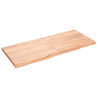 Estante de pared madera roble tratada marrón claro 140x60x4 cm 1