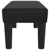 Banco 70x30x30 cm couro artificial preto 4