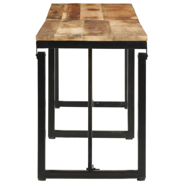 Banco de madera maciza de mango 160x35x46 cm M 3