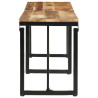 Banco de madera maciza de mango 160x35x46 cm 3