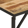 Banco de madera maciza de mango 160x35x46 cm 5