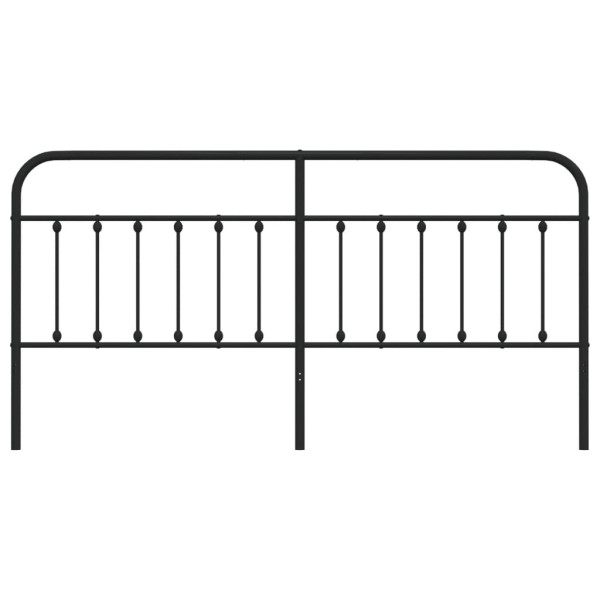 Cabeceira de cama 200 cm metal preto M 4