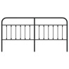 Cabeceira de cama 200 cm metal preto 4