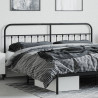 Cabeceira de cama 193 cm metal preto 3