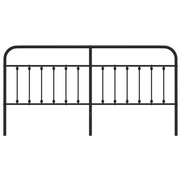 Cabecero de metal negro 193 cm M 4