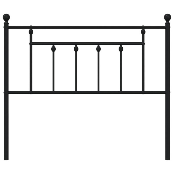 Cabeceira de cama 100 cm metal preto M 4