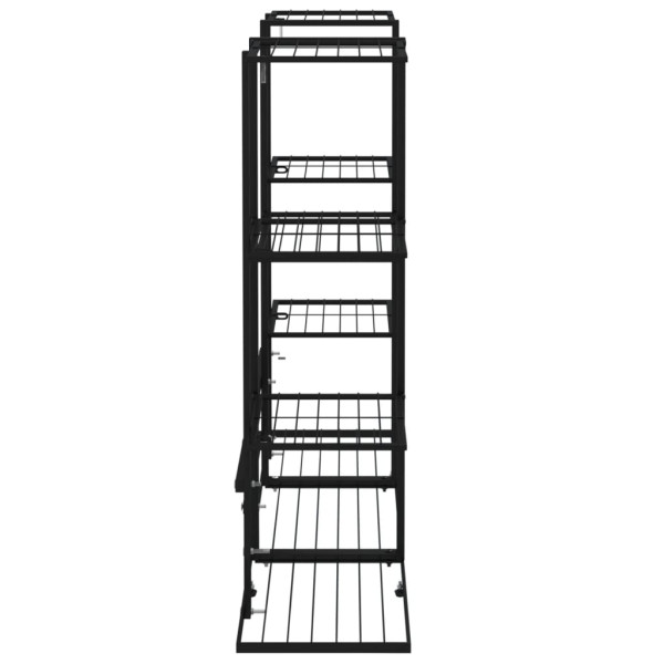 Suporte de vasos 94.5x25x89 cm ferro preto M 4