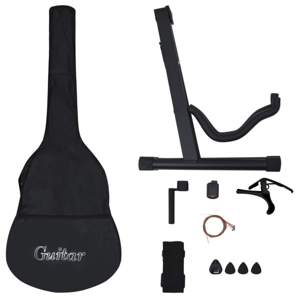 12 pcs conjunto de guitarra acústica cutaway com 6 cordas 38 M 4