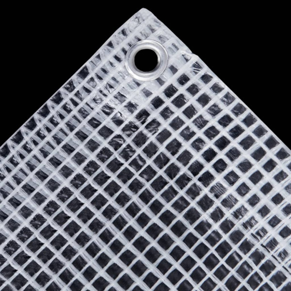 Lona de gasa de vuelta blanco 140 g/m² 6x8 m M 5