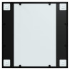 Espejo de pared metal negro 60x60 cm 4