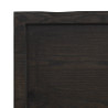 Estante de pared madera roble tratada gris oscuro 180x50x6 cm 5