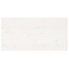 Tampo de secretária 100x50x2.5 cm pinho maciço branco 4