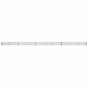 Cerca de alambre con brida gris antracita 0.8x25 m H
