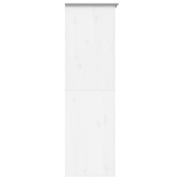 Roupeiro BODO 99x53.5x173 cm madeira de pinho maciça branco M 5