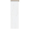 Roupeiro BODO 146x53.5x173 cm pinho maciço branco e castanho 4