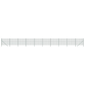 Cerca de malha de arame 1.6x25 m aço galvanizado verde H