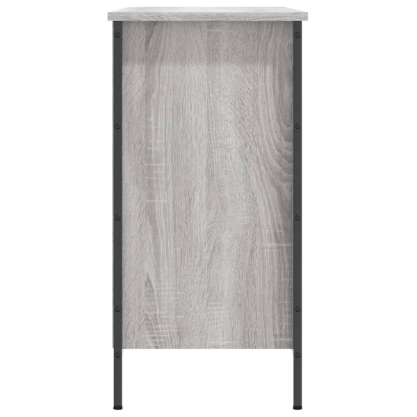 Zapatero madera de ingeniería gris Sonoma 100x35x70 cm M 5