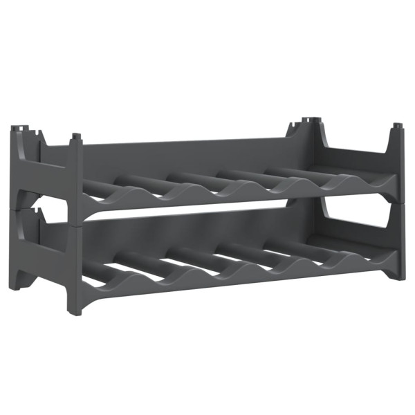 Botellero para 12 botellas PP apilable M 2