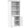 Librería BODO madera maciza de pino blanco 80x40x172 cm 4