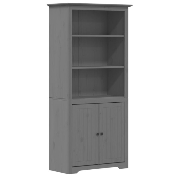 Librería BODO madera maciza de pino gris 80x40x172 cm M 2