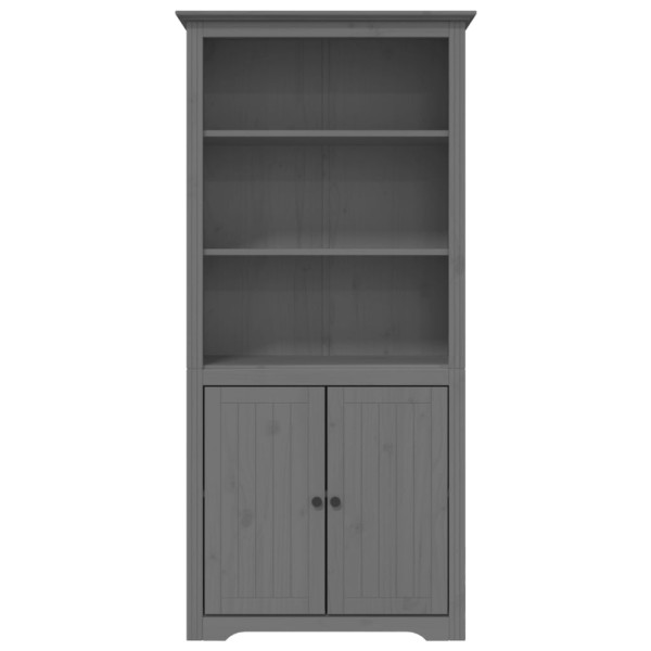 Librería BODO madera maciza de pino gris 80x40x172 cm M 3