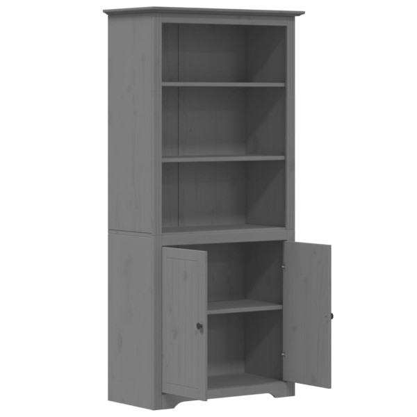 Librería BODO madera maciza de pino gris 80x40x172 cm M 4