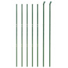 Cerca de alambre de acero galvanizado verde 2x10 m 3