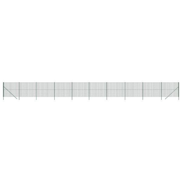 Cerca de alambre de acero galvanizado verde 2.2x25 m M 2