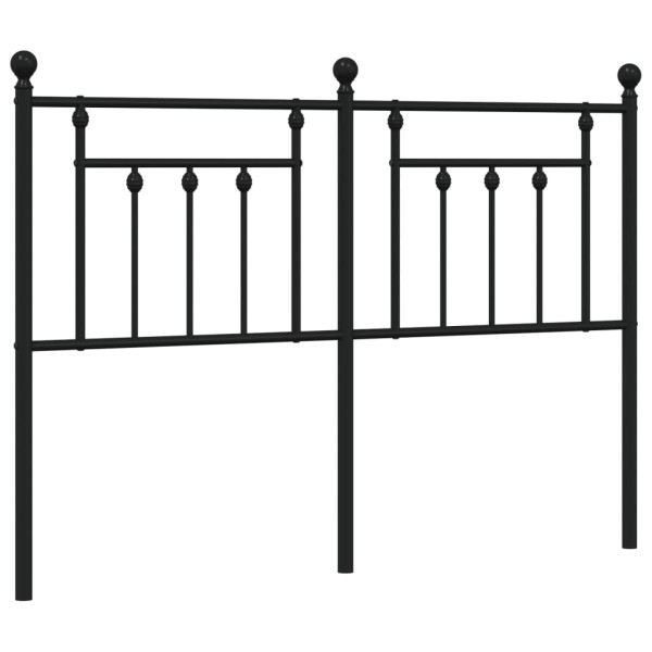 Cabeceira de cama 150 cm metal preto M 2