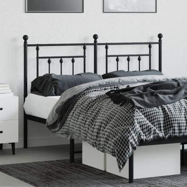 Cabeceira de cama 150 cm metal preto M 3