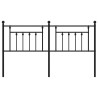 Cabeceira de cama 180 cm metal preto 4