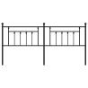 Cabeceira de cama 200 cm metal preto 4