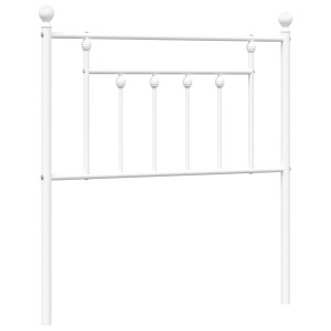 Cabeceira de cama 80 cm metal branco H