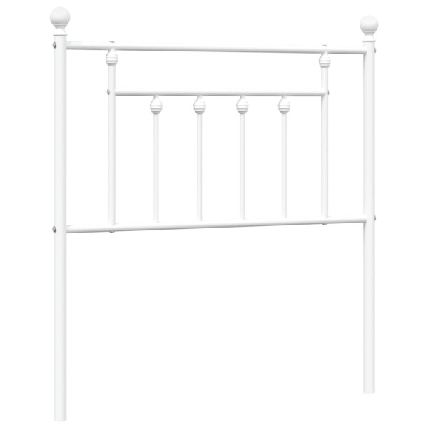 Cabeceira de cama 80 cm metal branco M 2