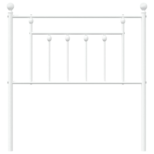 Cabecero de metal blanco 80 cm M 4
