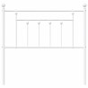 Cabecero de metal blanco 90 cm 4