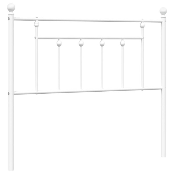 Cabeceira de cama 100 cm metal branco M 2